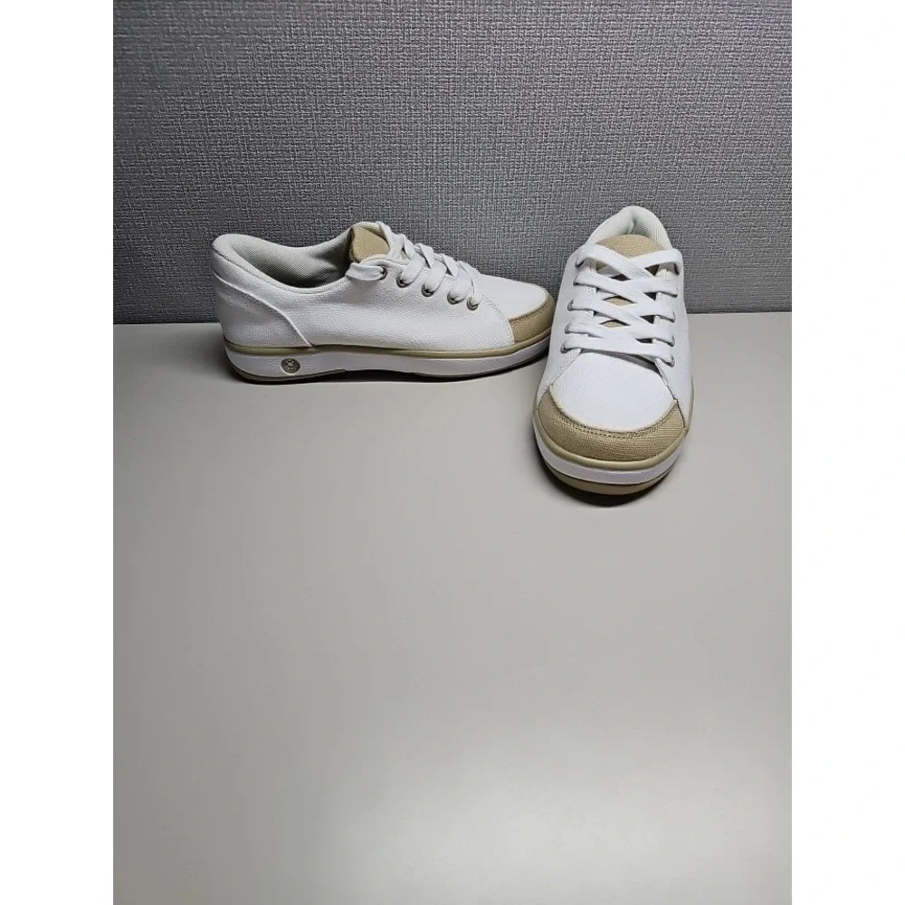 DAWGS white Canvas Lace-up Sneakers Shoes Women's‎ 6